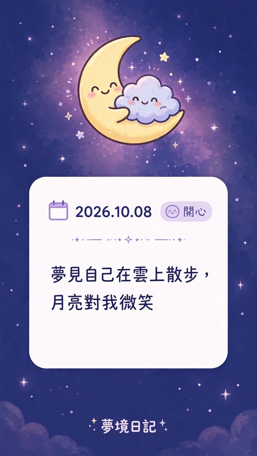夢境質感卡片